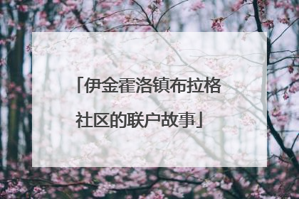 伊金霍洛镇布拉格社区的联户故事